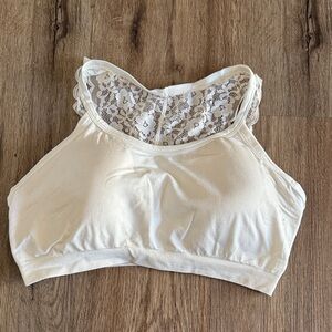 Maurices Cream Lace Bralette